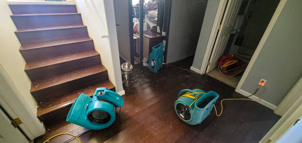 Water damage restoration process in East Uniontown, PA